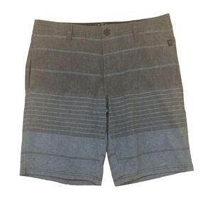 nitrous black board shorts Surf Stretch gray Blue Mens 29 Hybrid Trunks
